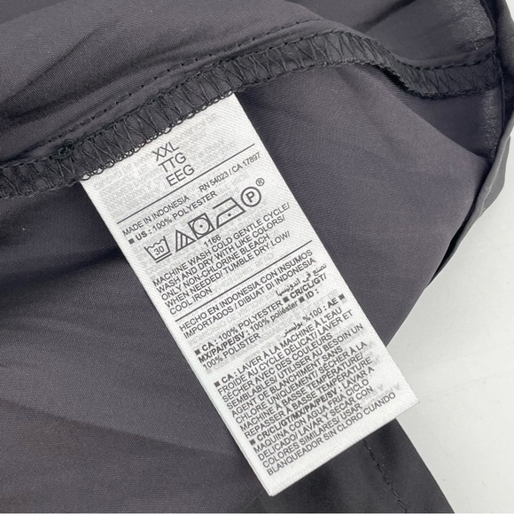 NEW Old Navy Waist Defined Satin Shirred Tie-Front Blouse Black V-Neck XXL - Picture 9 of 9